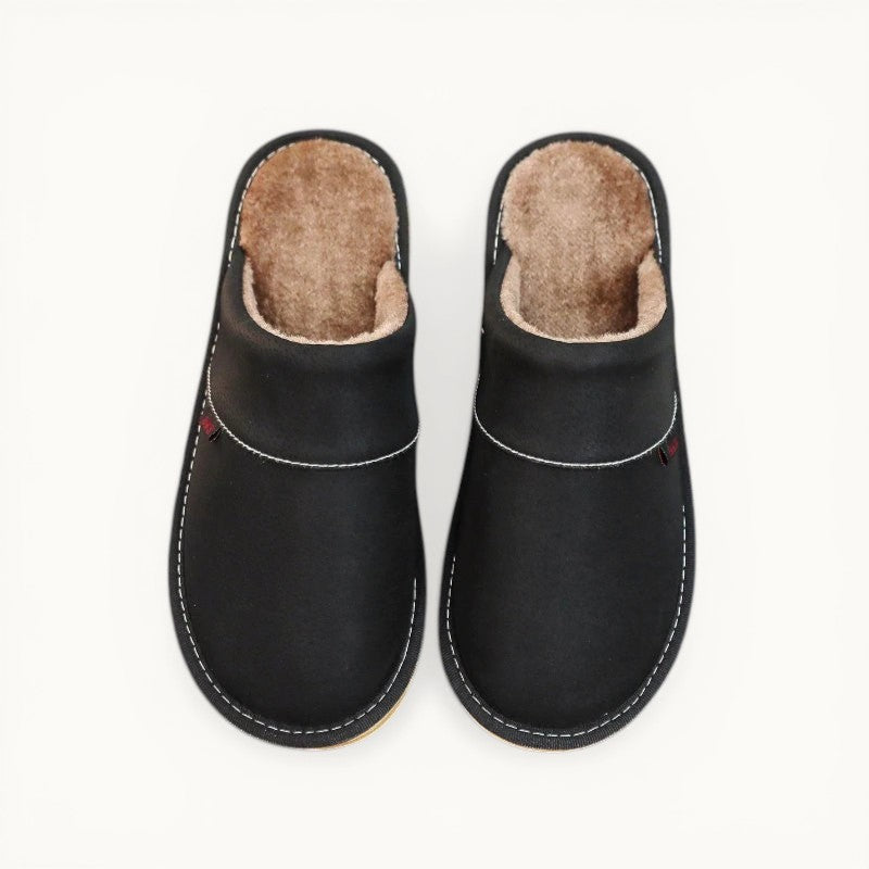 Chausson en cuir homme