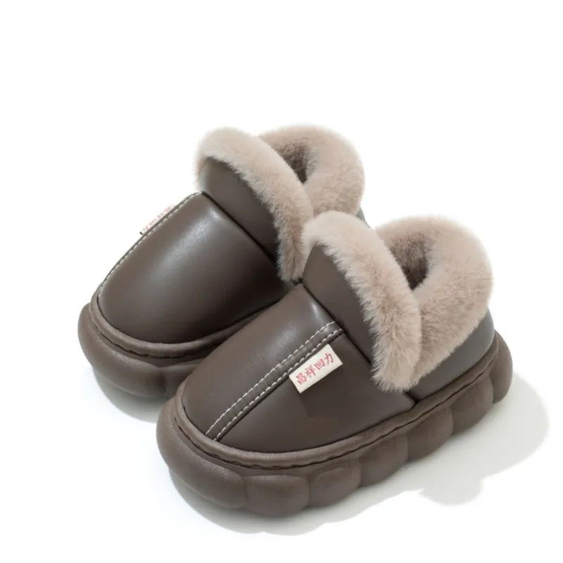 Chausson cuir enfant