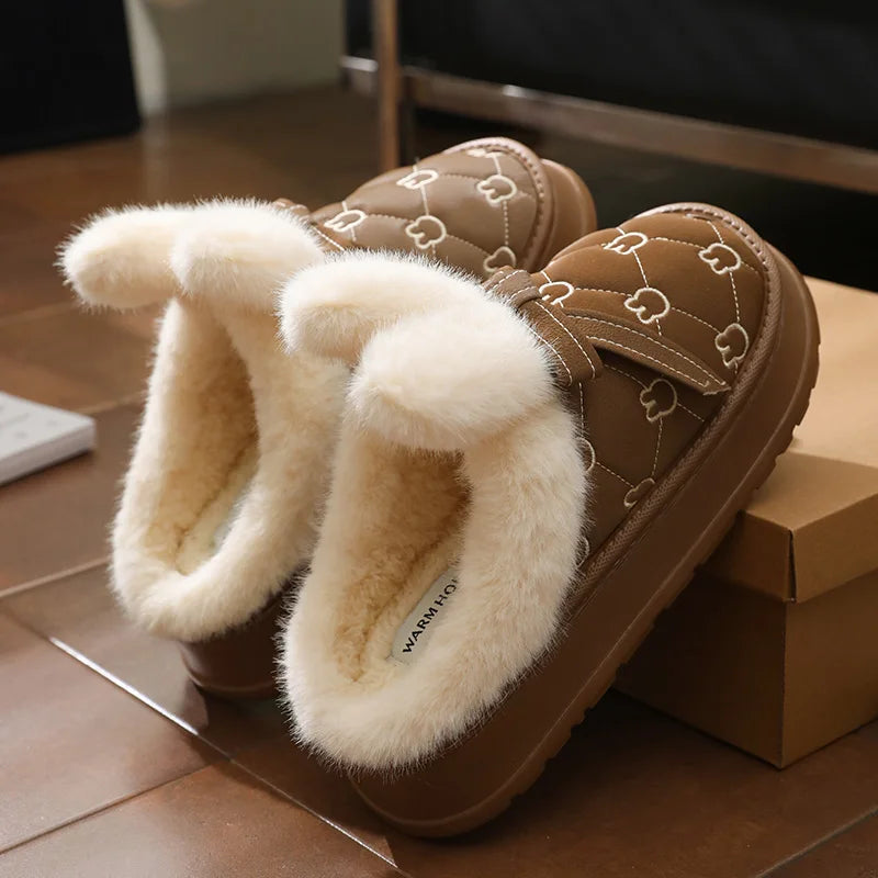 Chausson fourré hiver