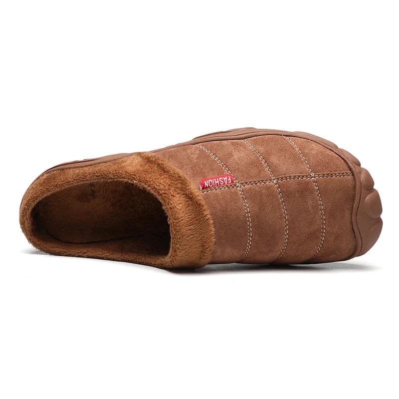 Chausson cuir homme