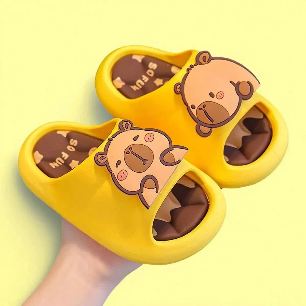 Chausson enfant | Capybara Jaune / 23-24