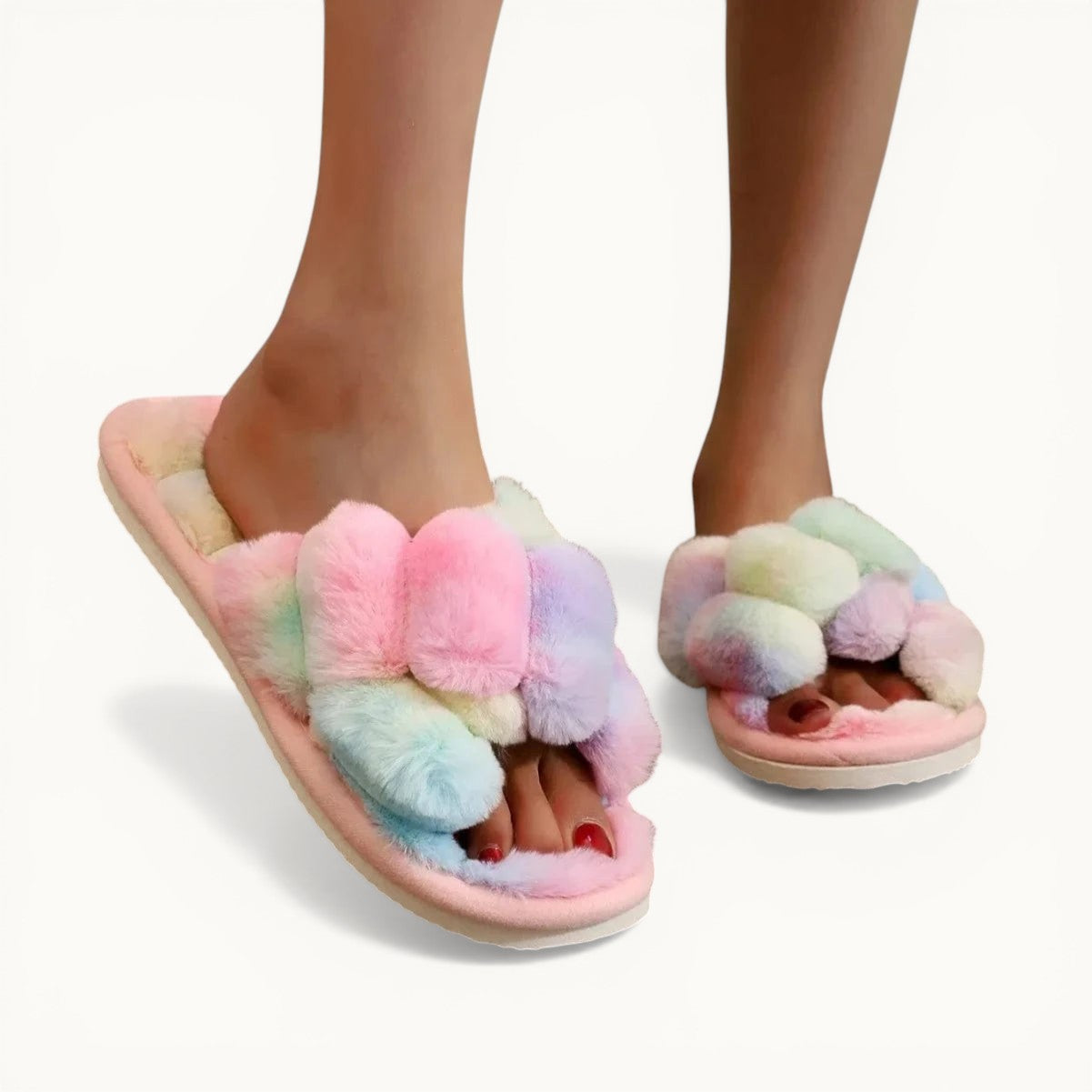 Chausson fourrure