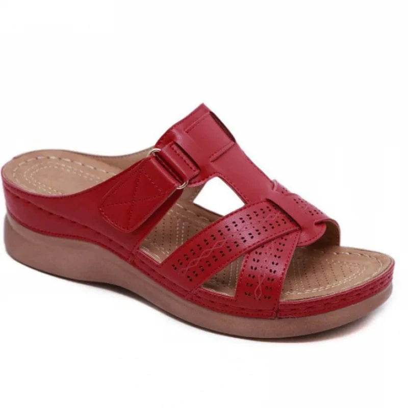 Chausson orthopédique femme Rouge / 34-35