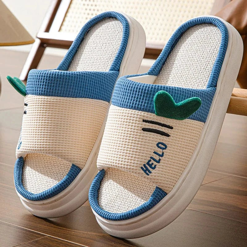 Chausson rigolo Bleu / 39-40