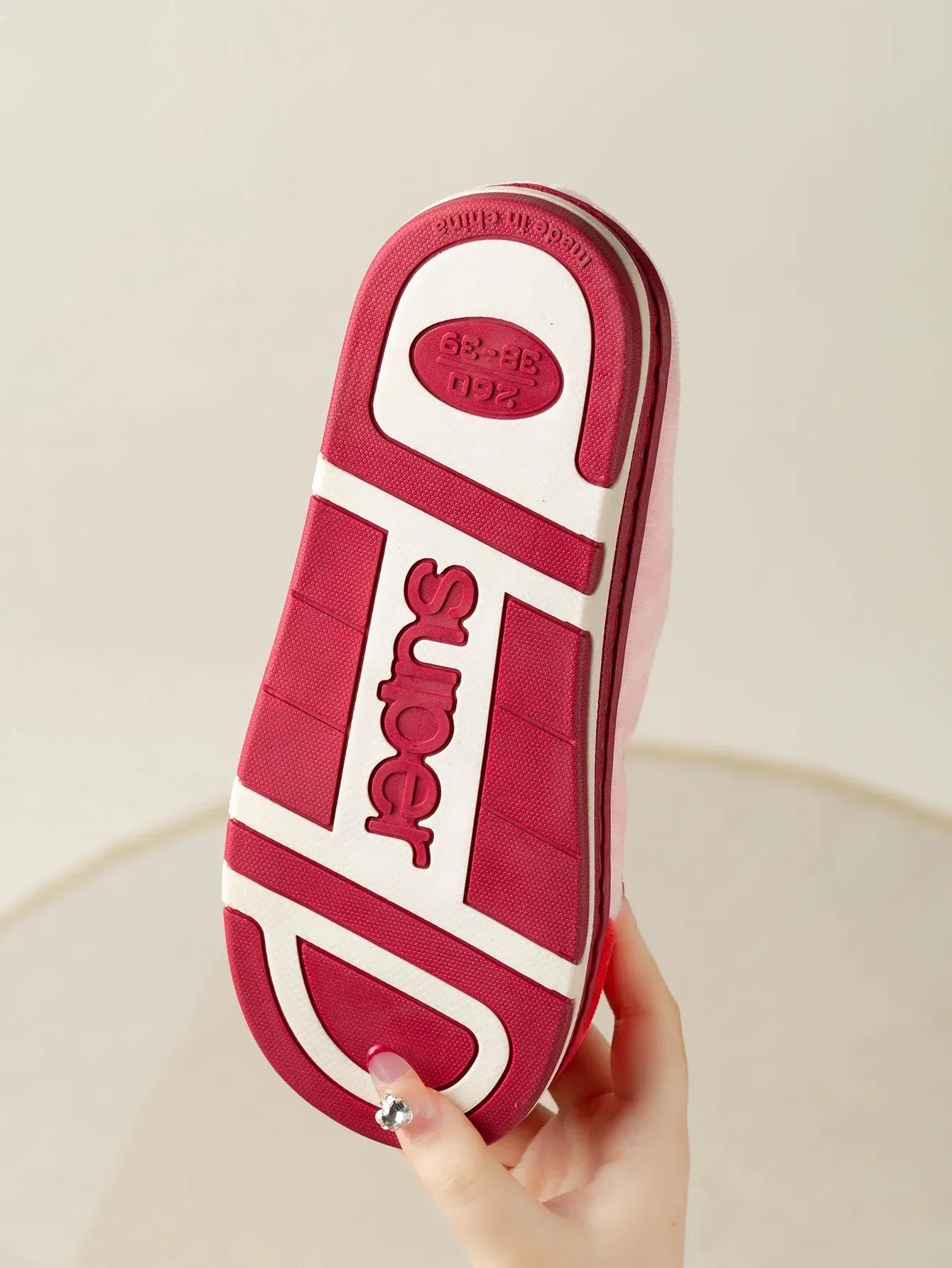 Chaussons femme pilou