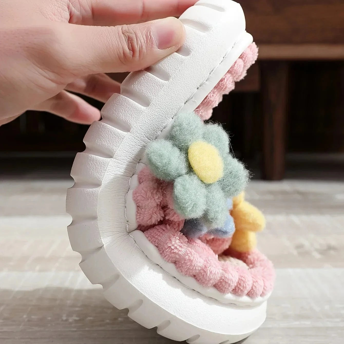 Chaussons pour femme - Flower