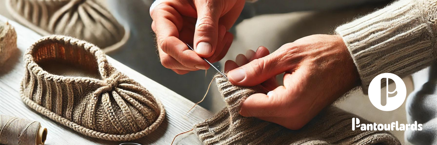 Semelle à Coudre Pour Chausson Tricot