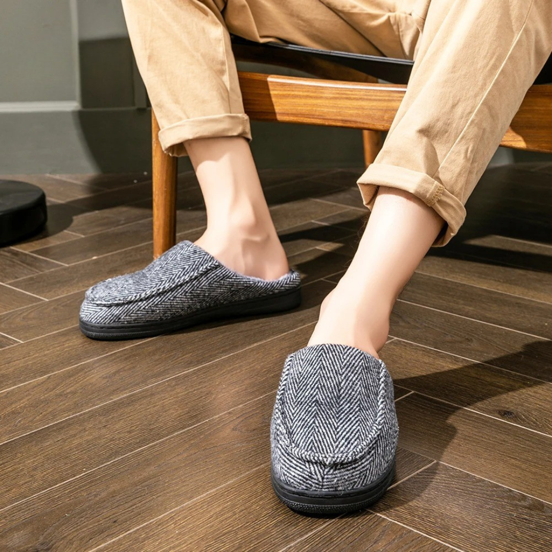 Chaussons chaud homme