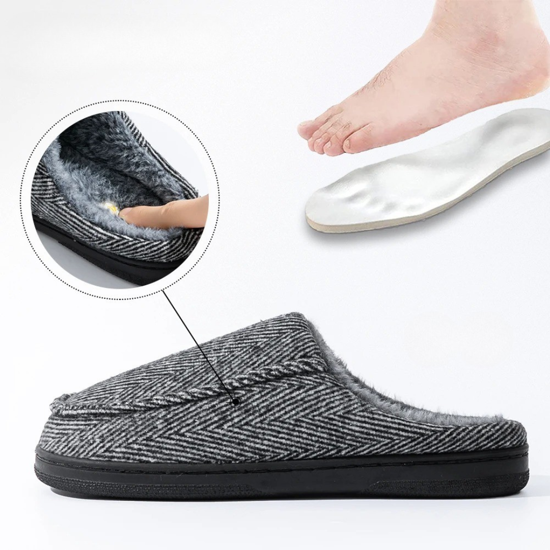 Chaussons chaud homme