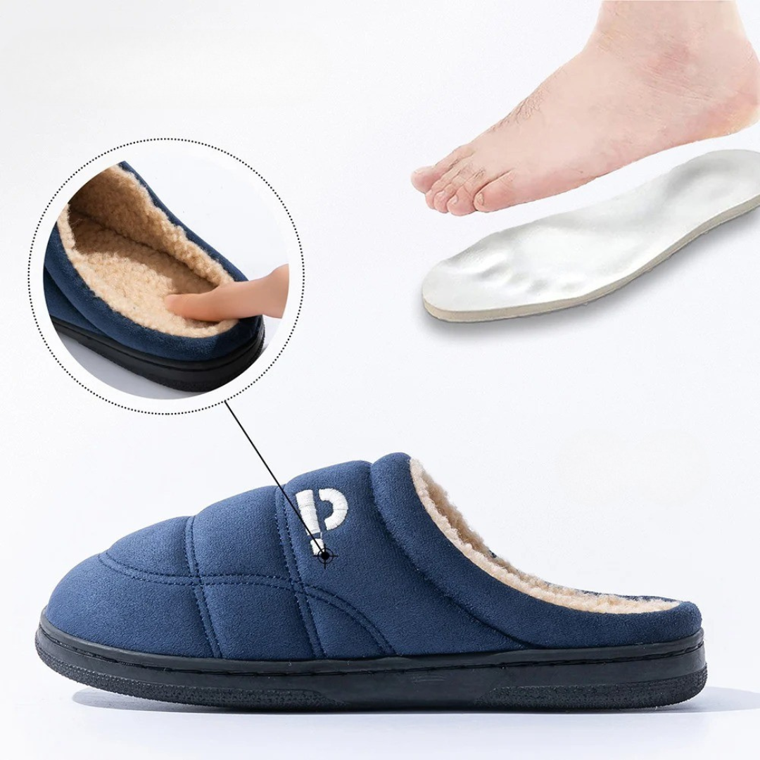 Chausson homme moumoute