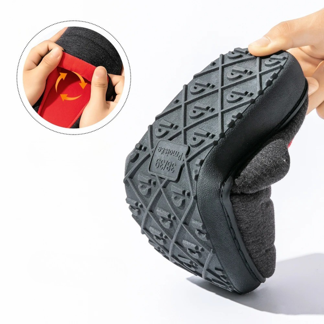 Chaussons antidérapants personnes âgées