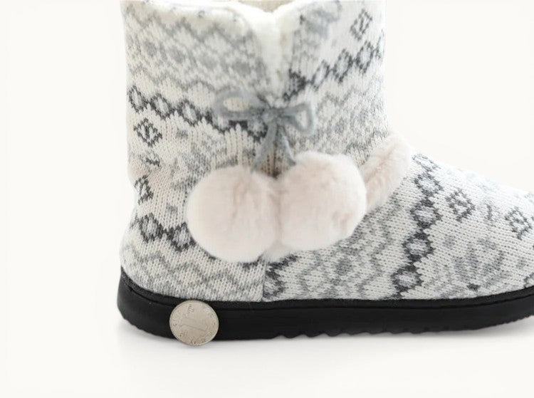 Chausson botte femme