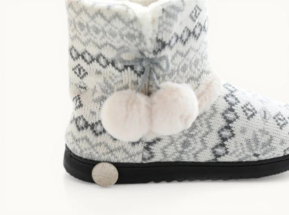 Chausson botte femme