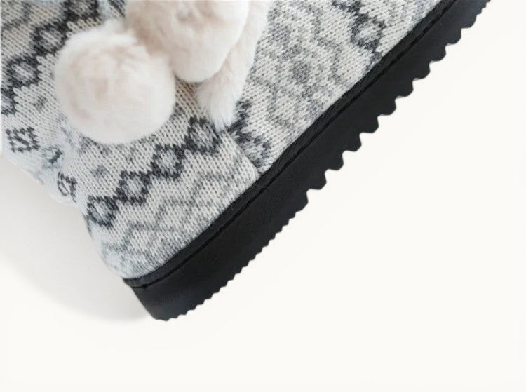 Chausson botte femme