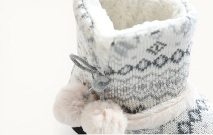 Chausson botte femme