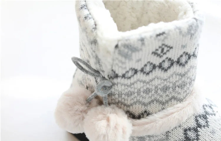 Chausson botte femme