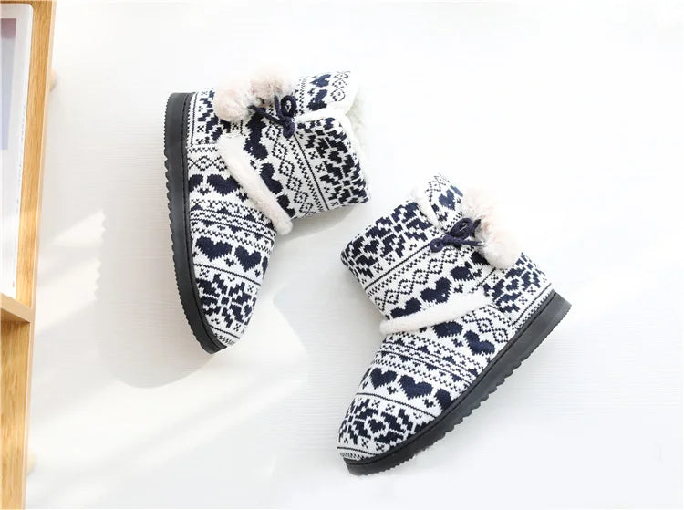 Chausson botte femme