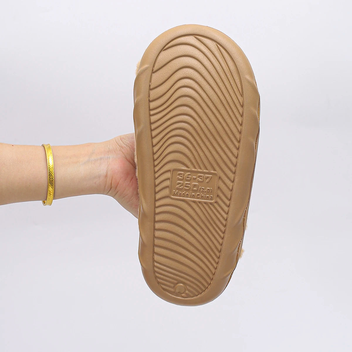 Chausson femme moumoute