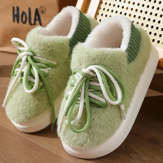 Chaussons en forme de basket