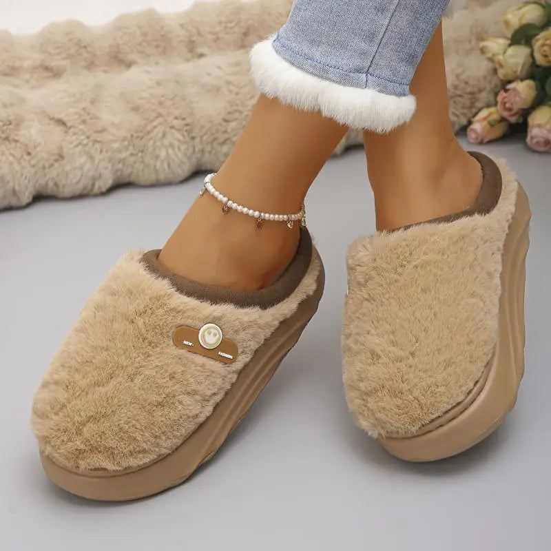 Chausson femme moumoute