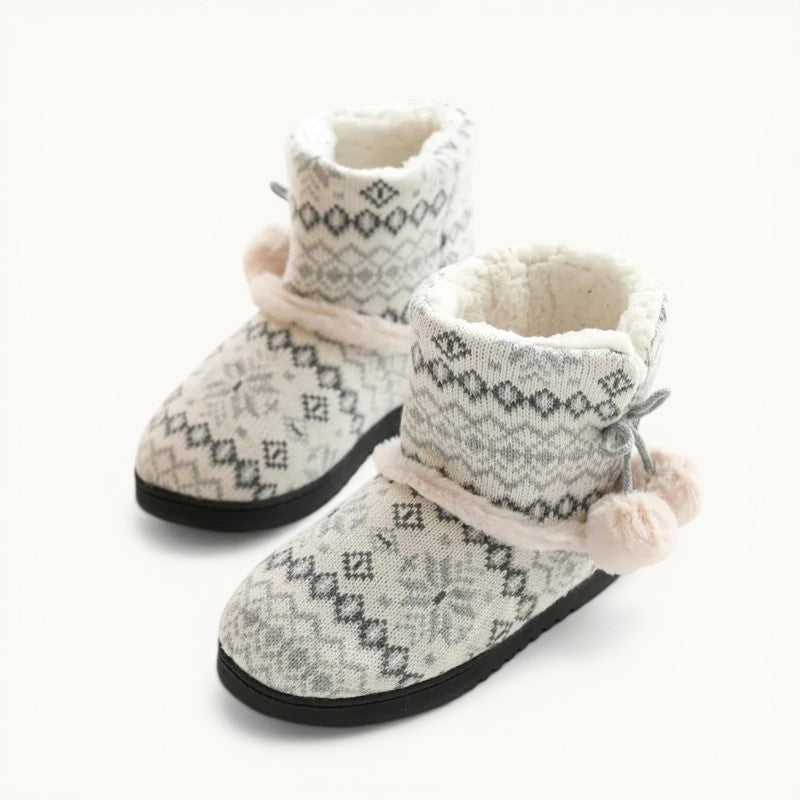 Chausson botte femme