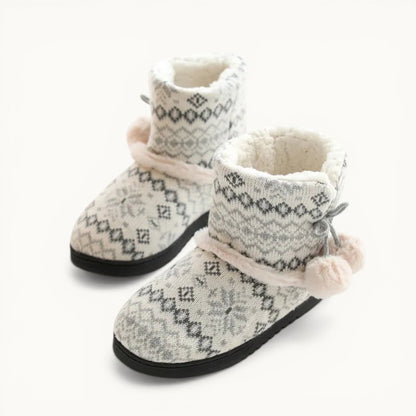 Chausson botte femme