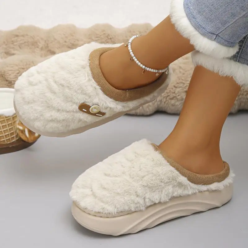 Chausson femme moumoute