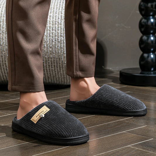Chaussons fourrés homme