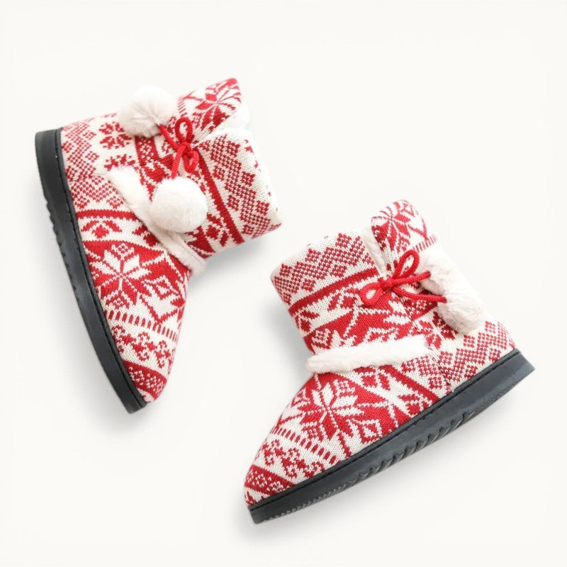 Chausson botte femme