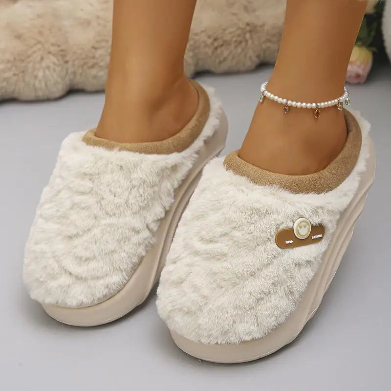 Chausson femme moumoute