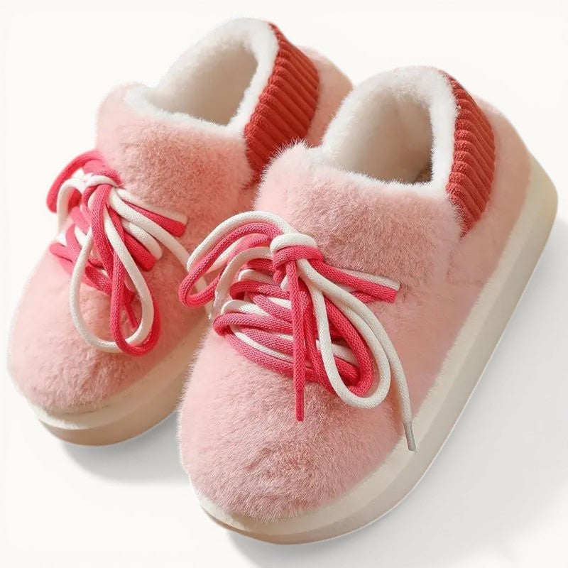Chaussons en forme de basket