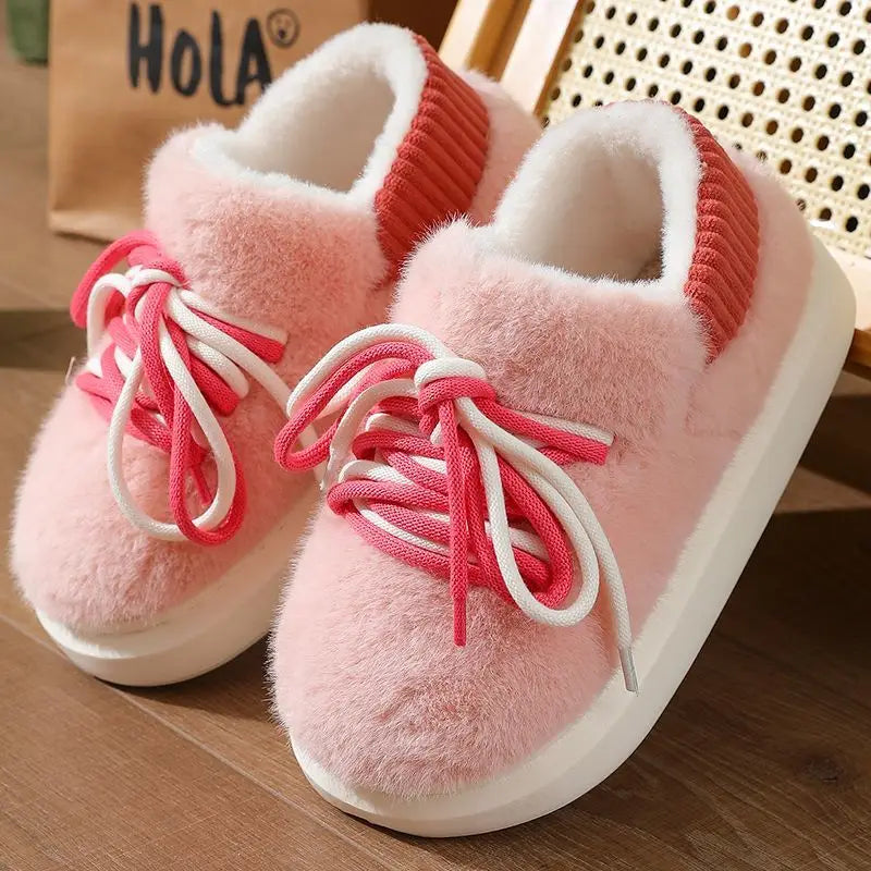 Chaussons en forme de basket