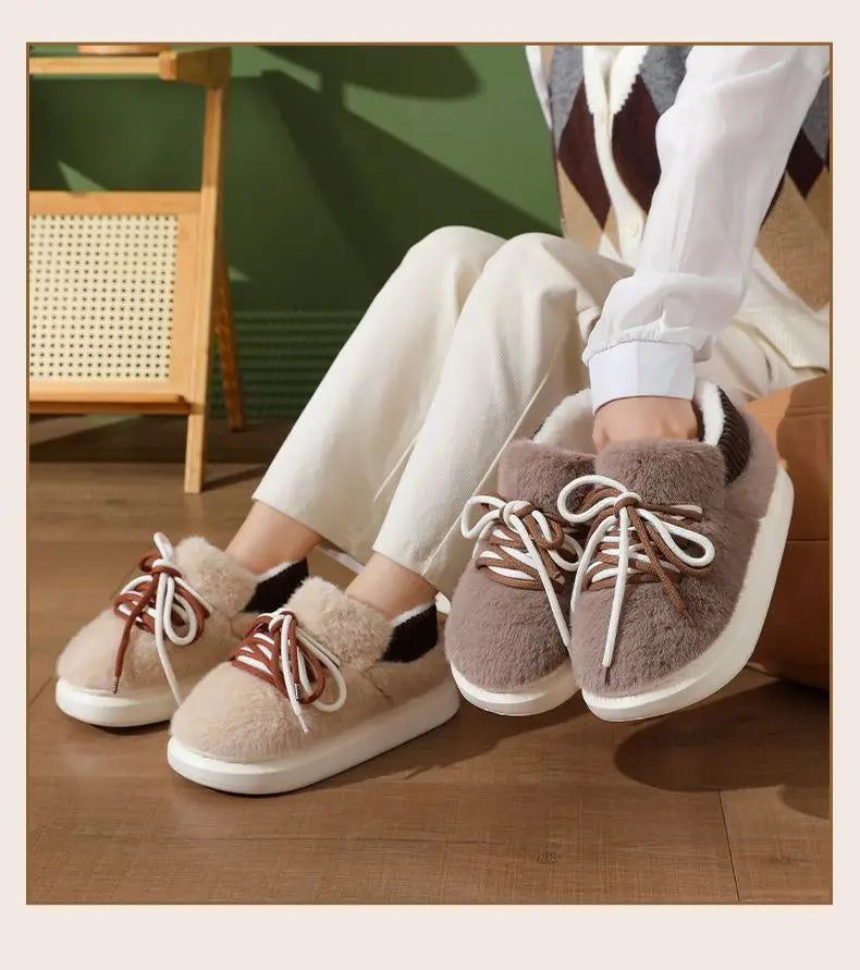 Chaussons en forme de basket