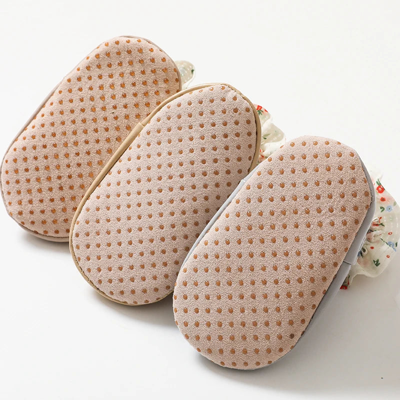 Chausson souple cuir bebe