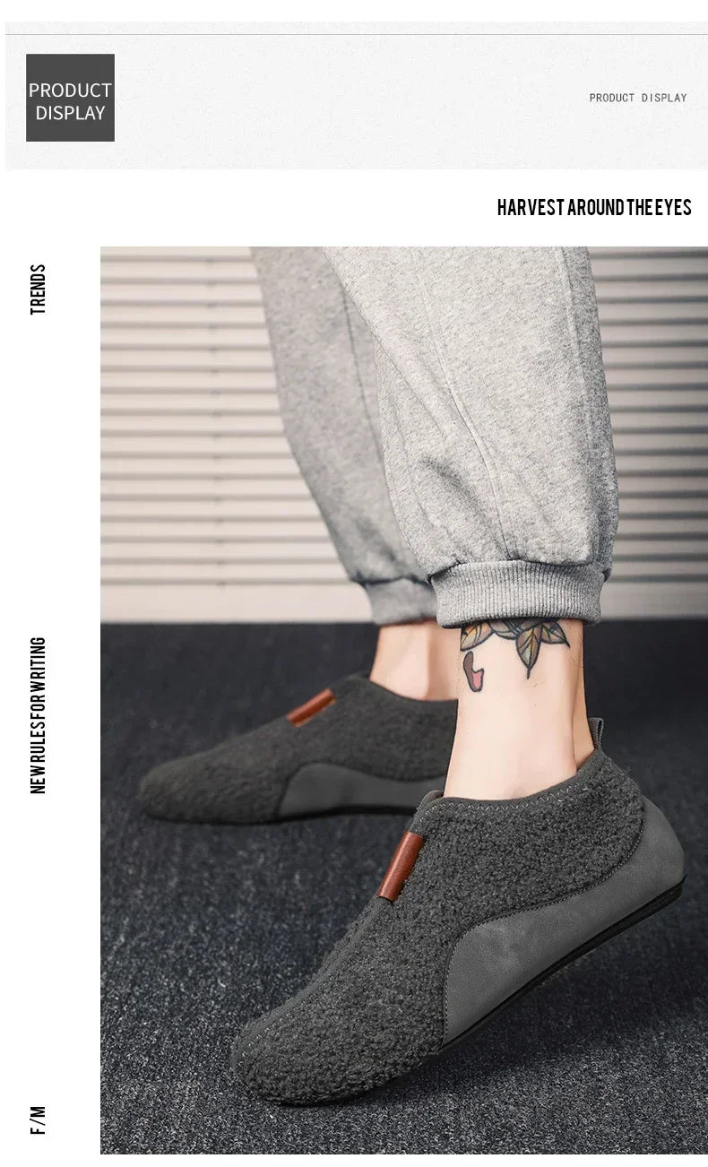 Bottine chausson homme