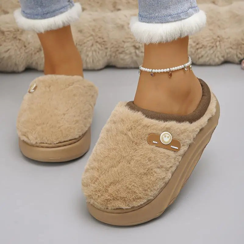 Chausson femme moumoute