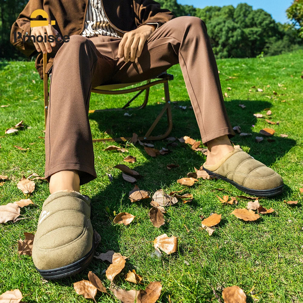 Chausson homme moumoute