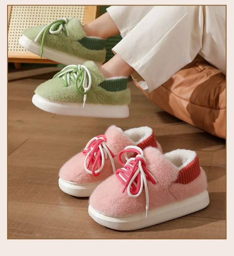 Chaussons en forme de basket