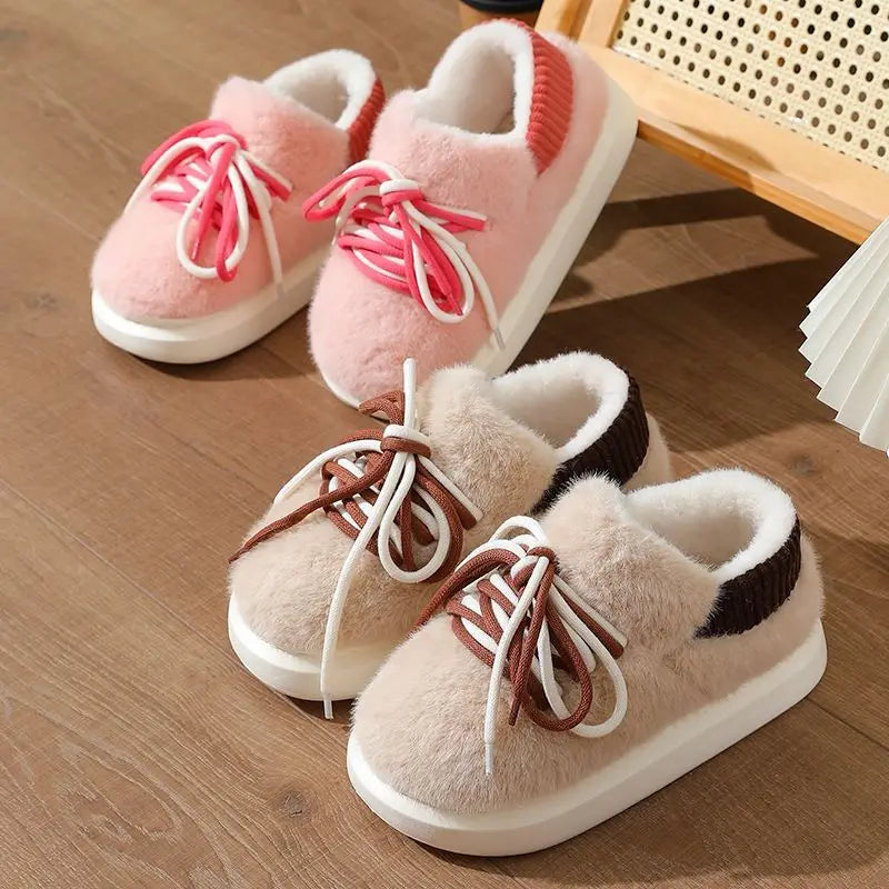 Chaussons en forme de basket