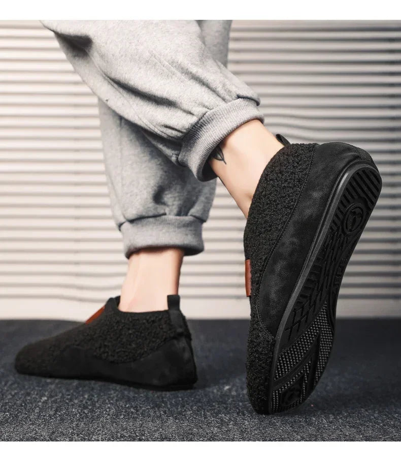 Bottine chausson homme