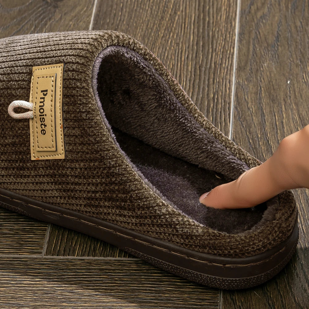 Chaussons fourrés homme