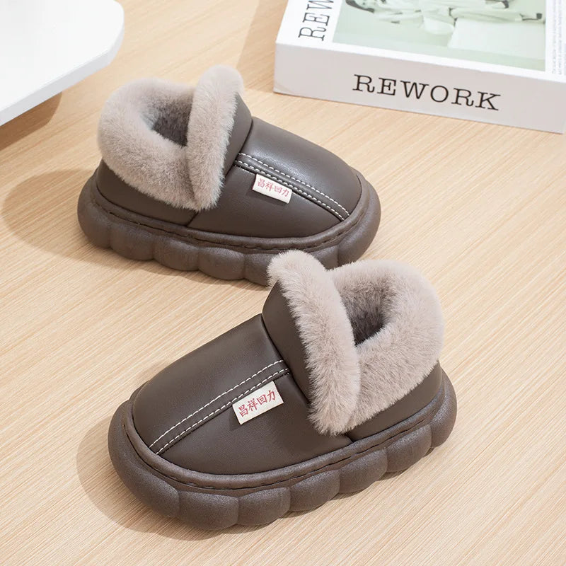 Chausson cuir enfant