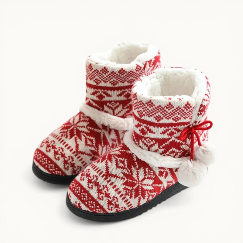 Chausson botte femme