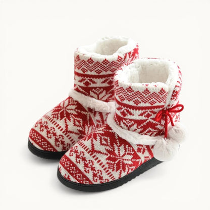 Chausson botte femme