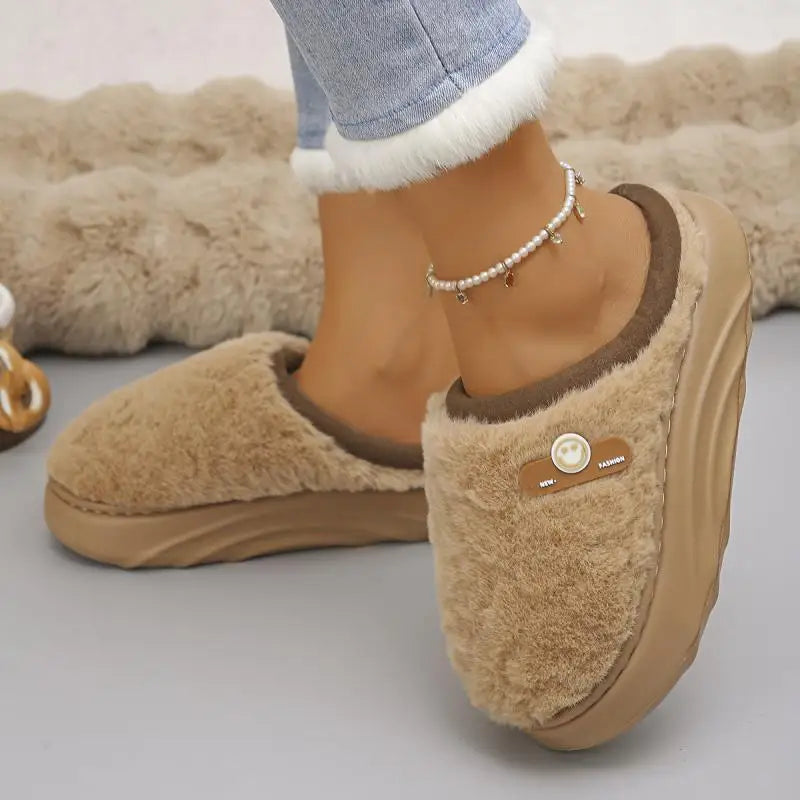 Chausson femme moumoute