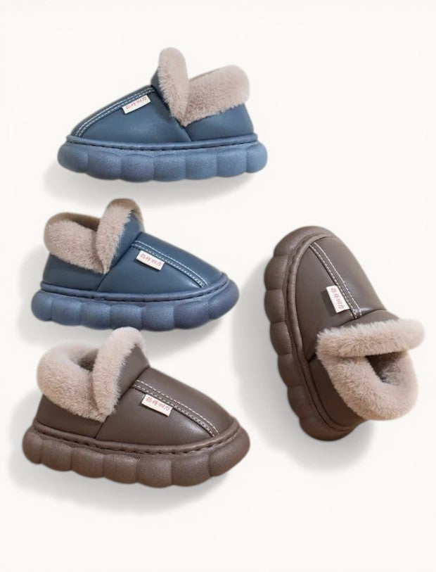 Chausson cuir enfant