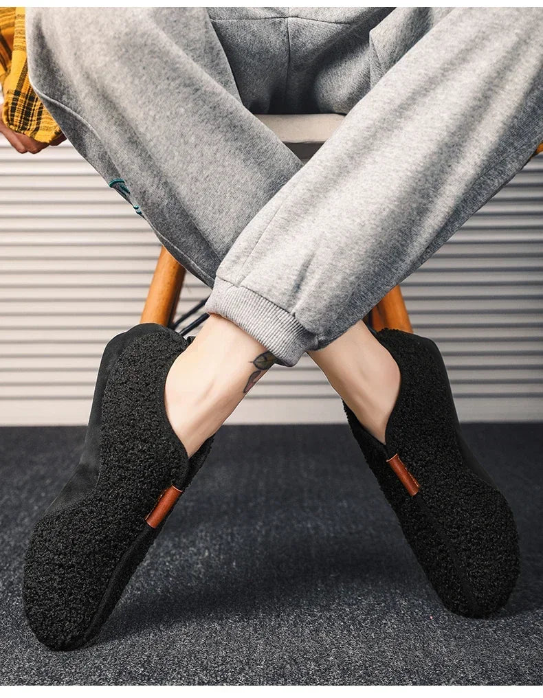 Bottine chausson homme