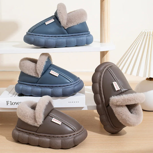 Chausson cuir enfant