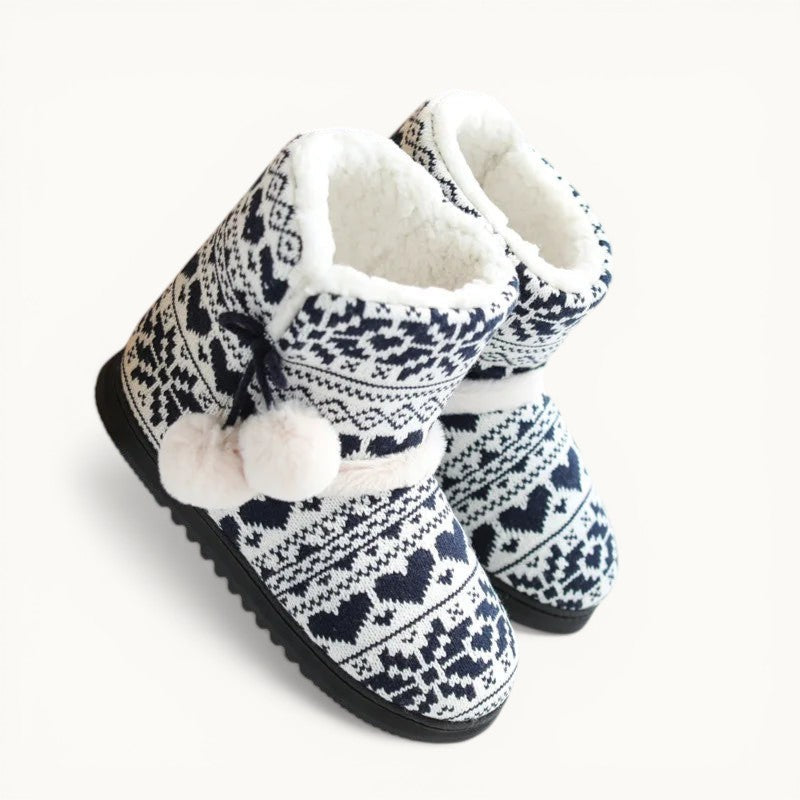 Chausson botte femme