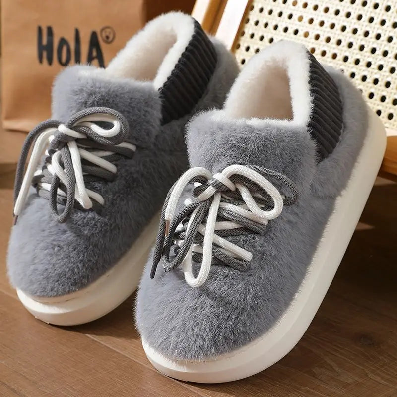 Chaussons en forme de basket